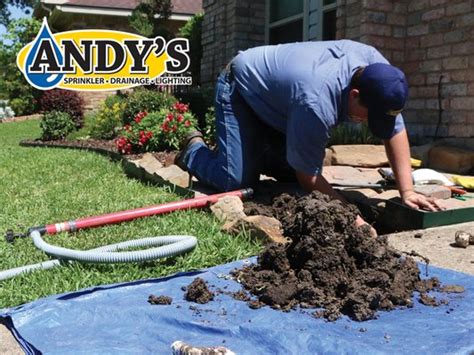 Andy's sprinkler drainage & lighting - 28 Faves for Andy's Sprinkler, Drainage & Lighting from neighbors in Rockwall, TX. Andy’s Sprinkler, Drainage & Lighting has proudly served local families and commercial businesses since 1987. Our quality services have been unmatched for years. We are committed to making sure every customer we work with becomes a …